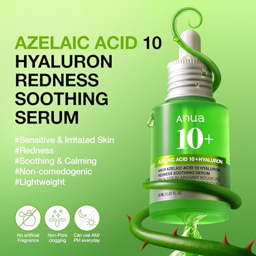 Detalle de ANUA Azelaic Acid 10 Hyaluron Redness Soothing Serum, 30ml