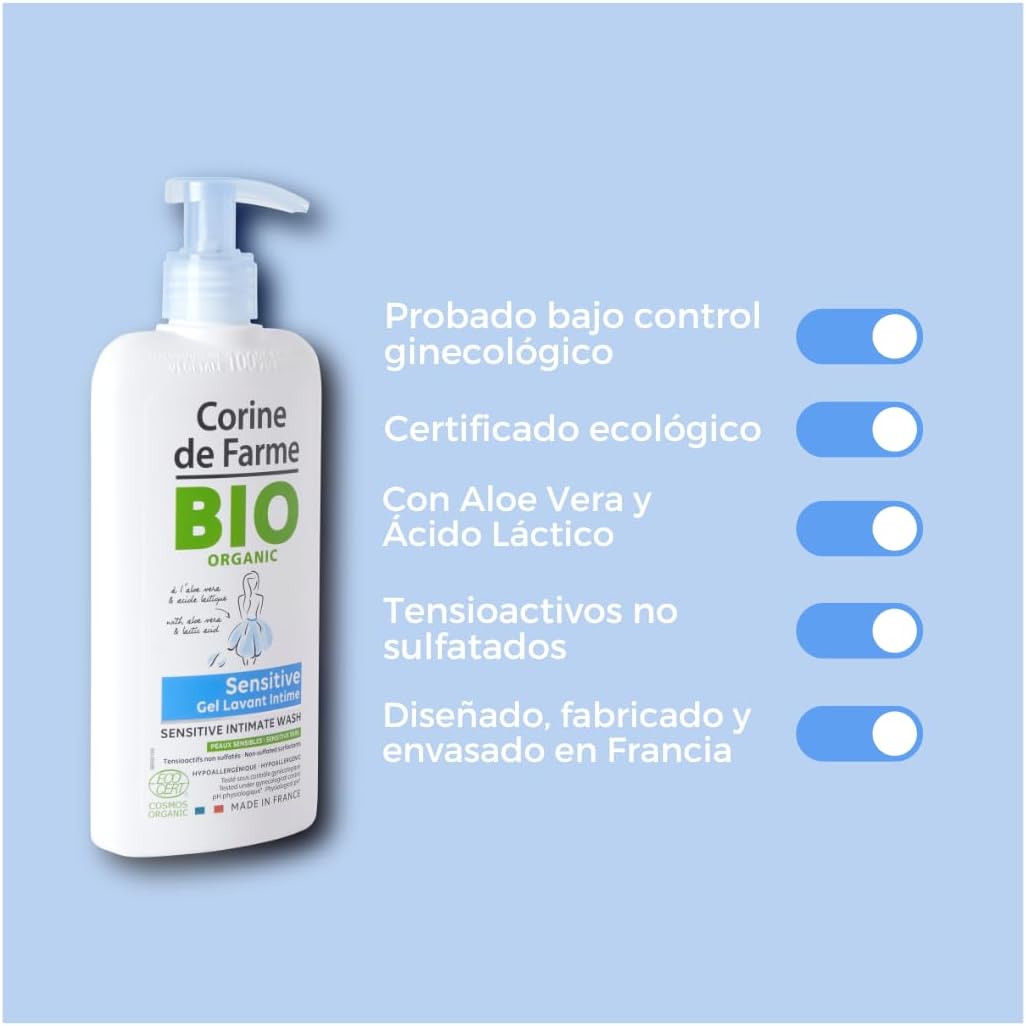 Detalle de Gel De Higiene Intima Sensitive Bio 250 ml