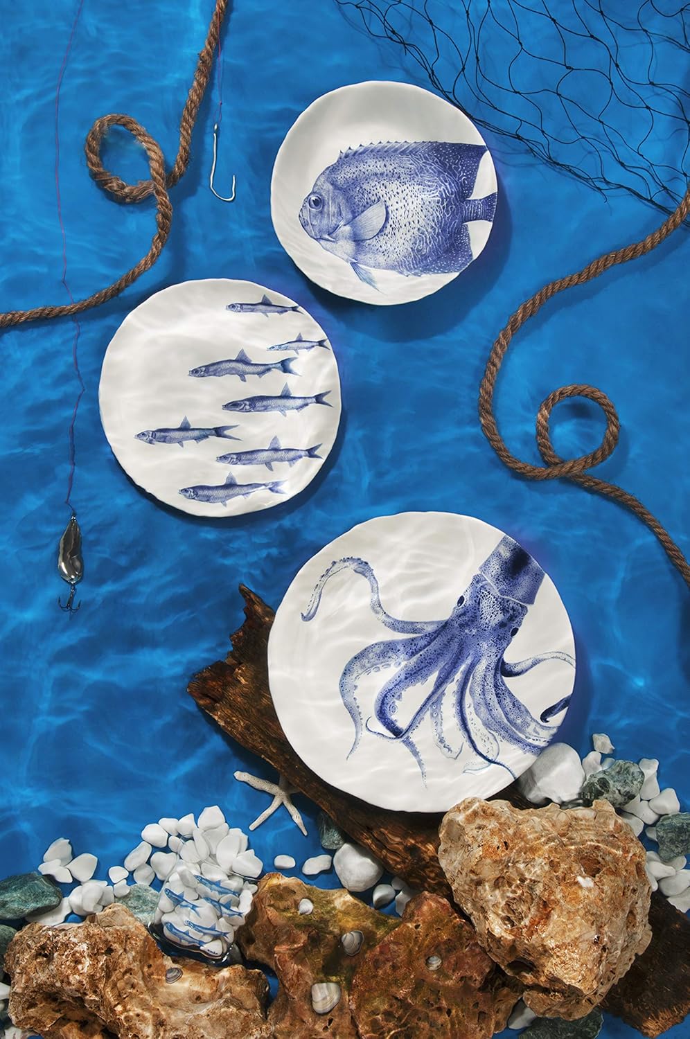 Thumbnail 3 de Excelsa Flore et Faune - Juego de 3 platos de cerámica 🍽