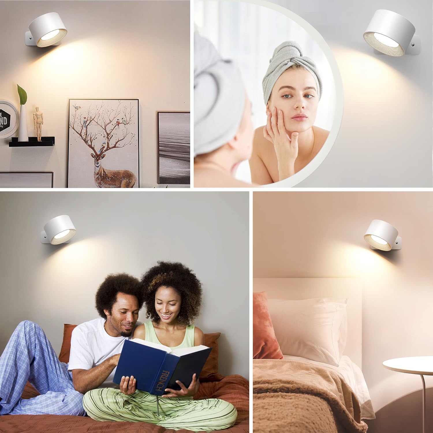 Thumbnail 5 de Luz de Pared Interior, Lámpara Inalámbrica USB 🔌 Elegante y Versátil