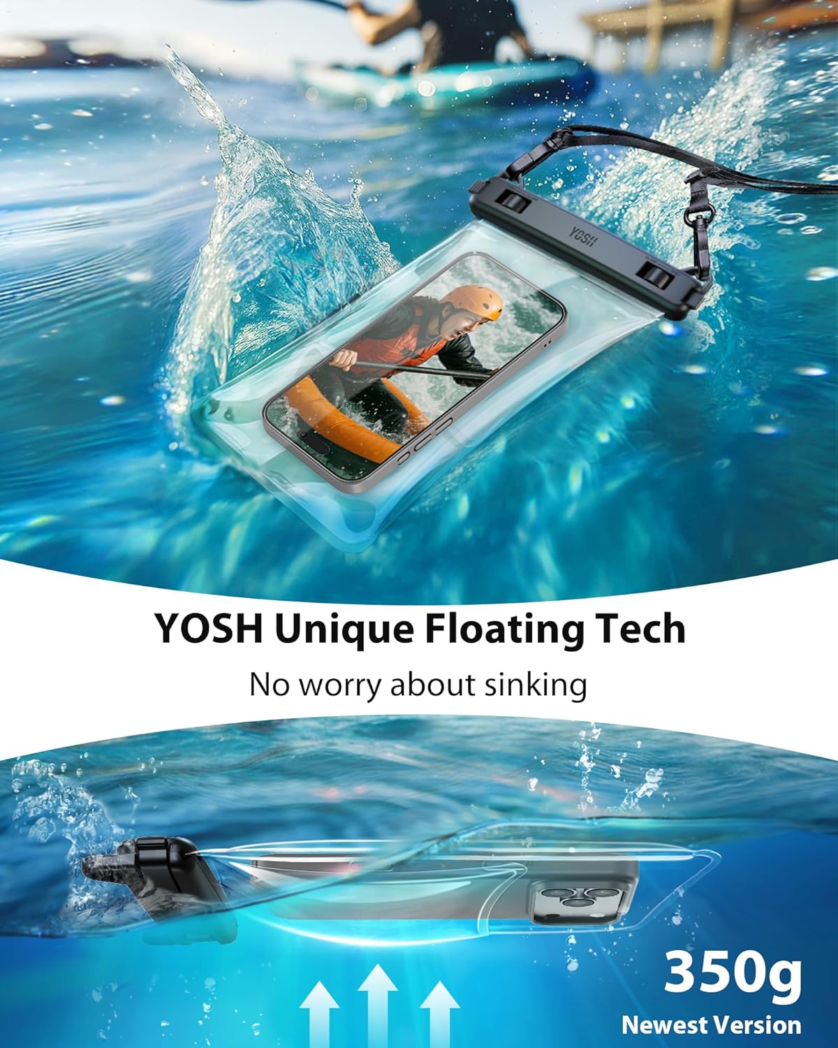 Detalle 2 de YOSH Galleggiante custodia 7,5" per smartphone