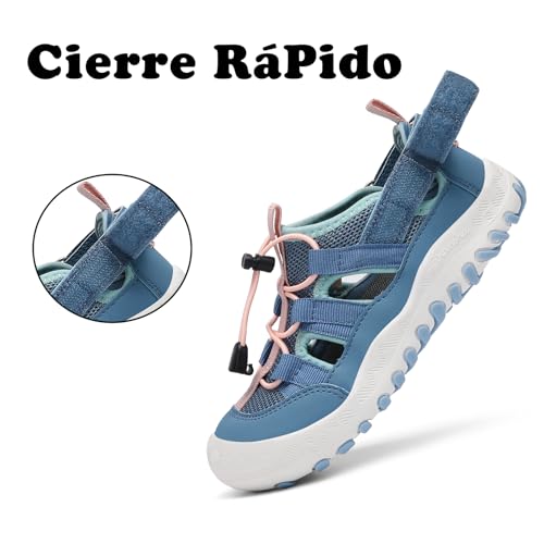 Thumbnail 3 de Mishansha Sandalias Cerradas Trekking Niños Antideslizante Azul 33 EU