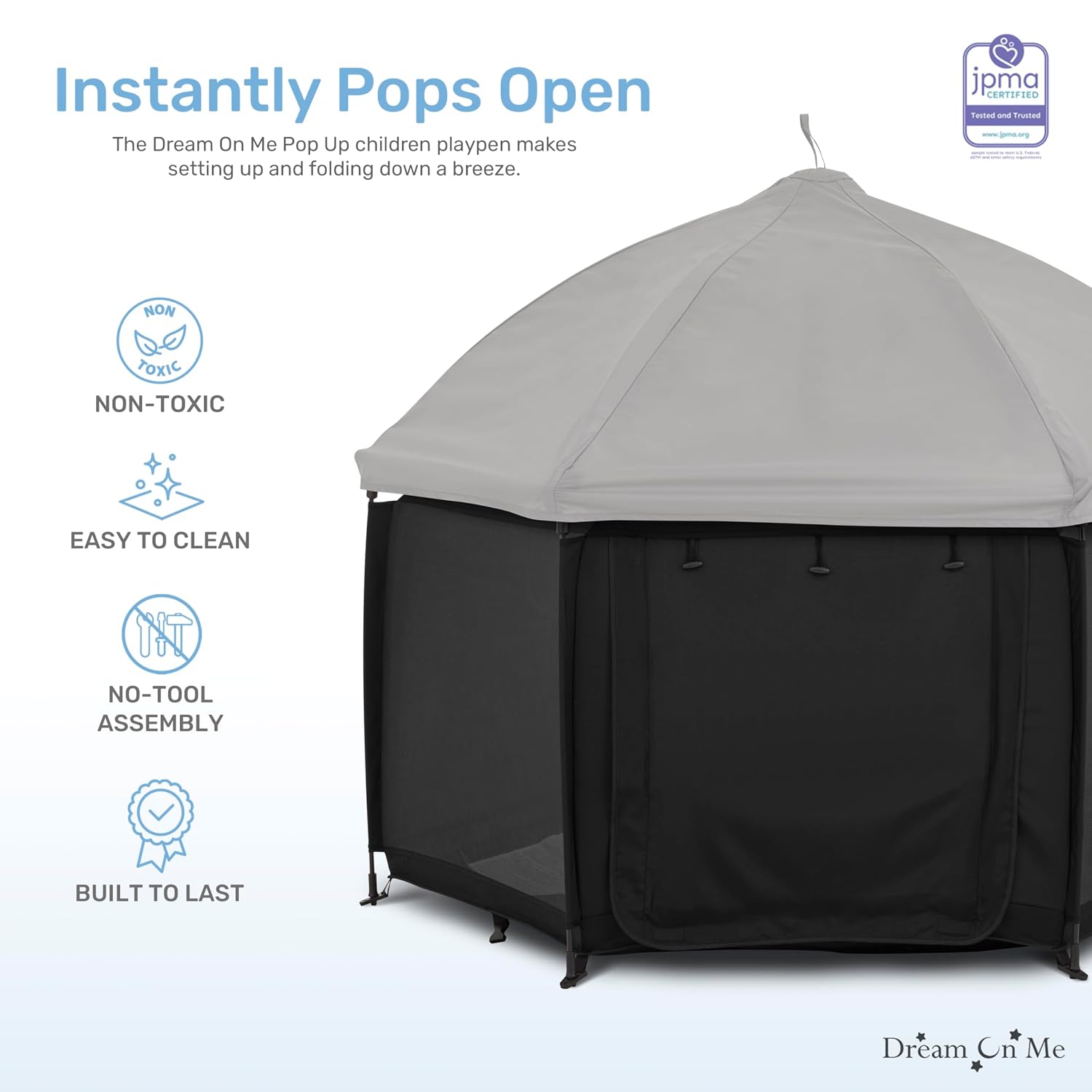 Detalle 2 de Dream On Me Pop-Up Playpen