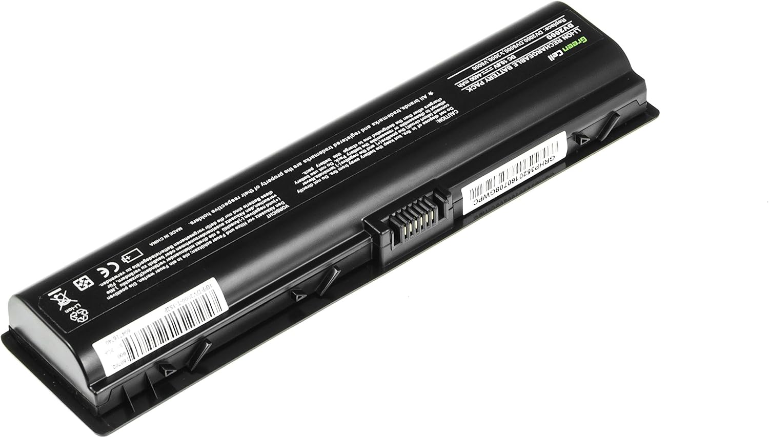 Detalle de Green Cell S Serie HSTNN-DB42 laptopbatteri, 4400 mAh, 10,8 V, 6 celler