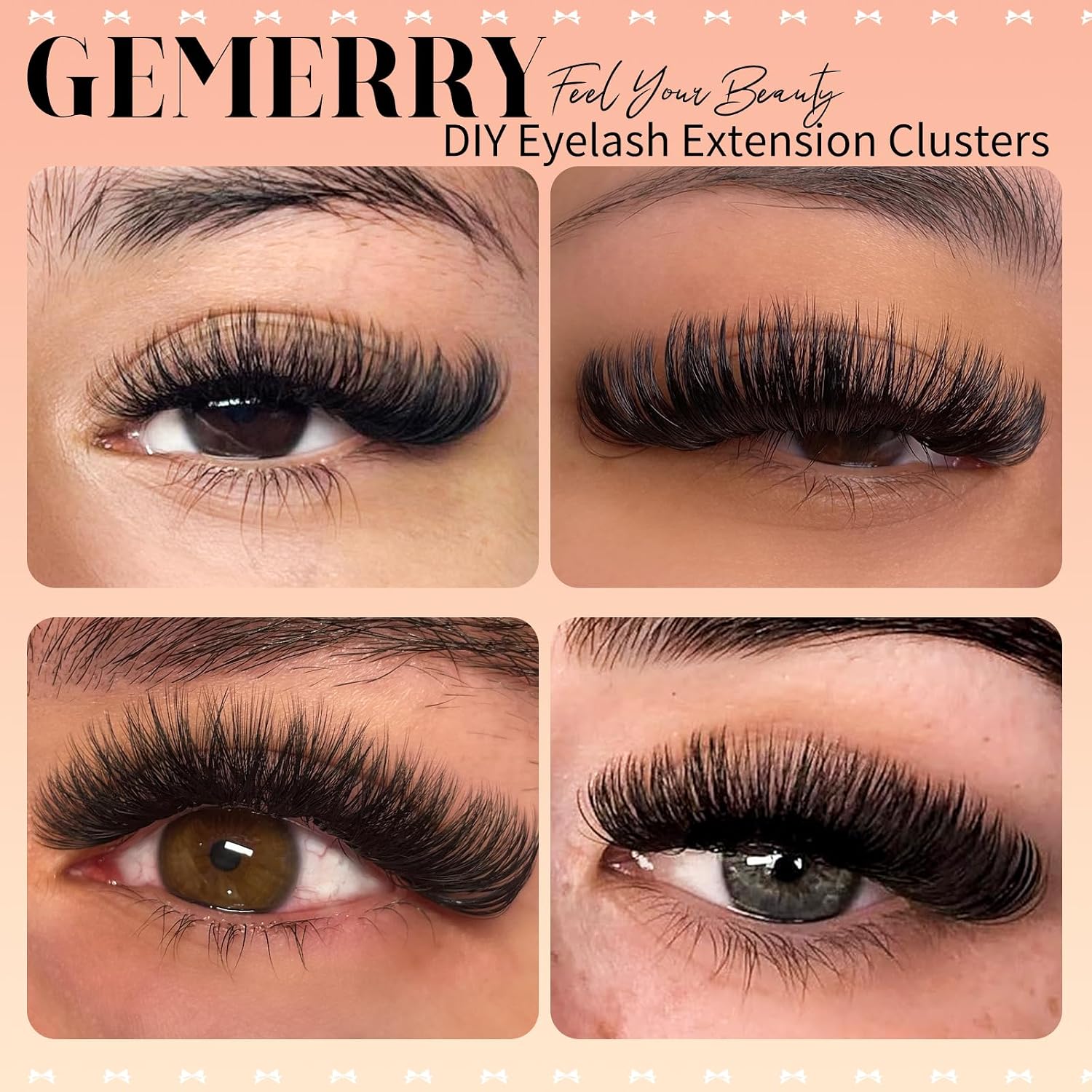 Thumbnail 6 de GEMERRY Lash Clusters, 565-Piece D Curl Set, 8–16 mm Mixed Lengths