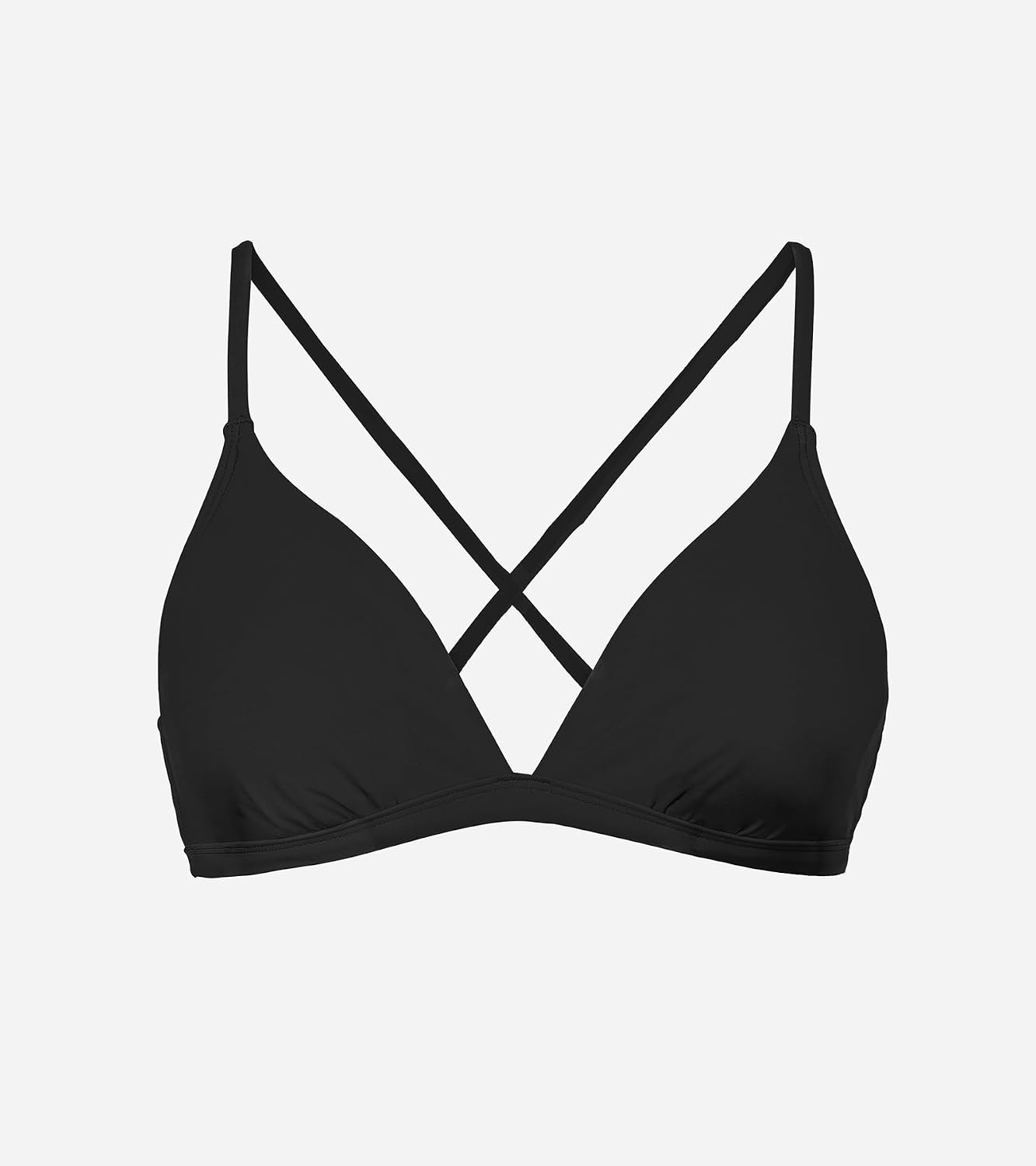 Detalle de CUPSHE Haut de bikini col V, bretelles croisées
