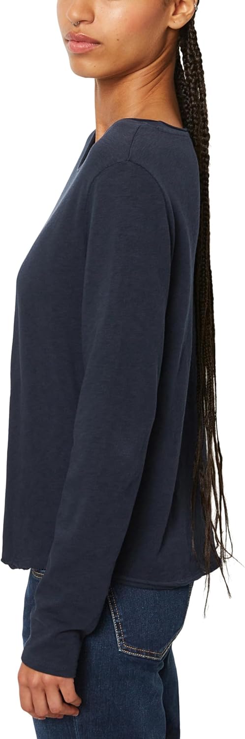 Thumbnail 1 de Marc O’Polo Damen Langarmshirt aus Bio-Baumwolle mit Logo im Regular Fit
