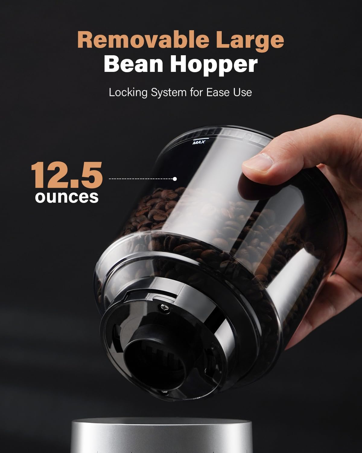 Thumbnail 5 de KIDISLE Conical Burr Coffee Grinder Review: Precision Grinding for Home Espresso and More