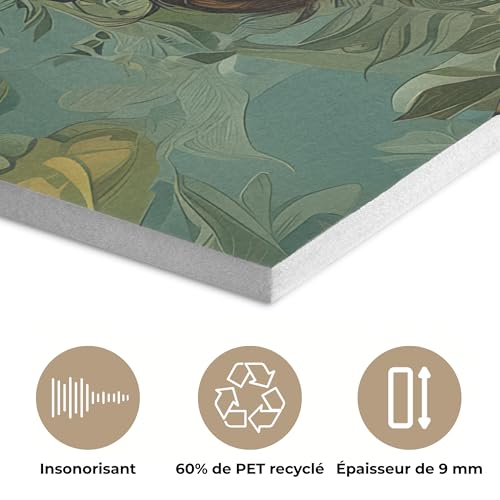 Thumbnail 2 de MuchoWow Décoration murale feutre 100x70 cm 🎨