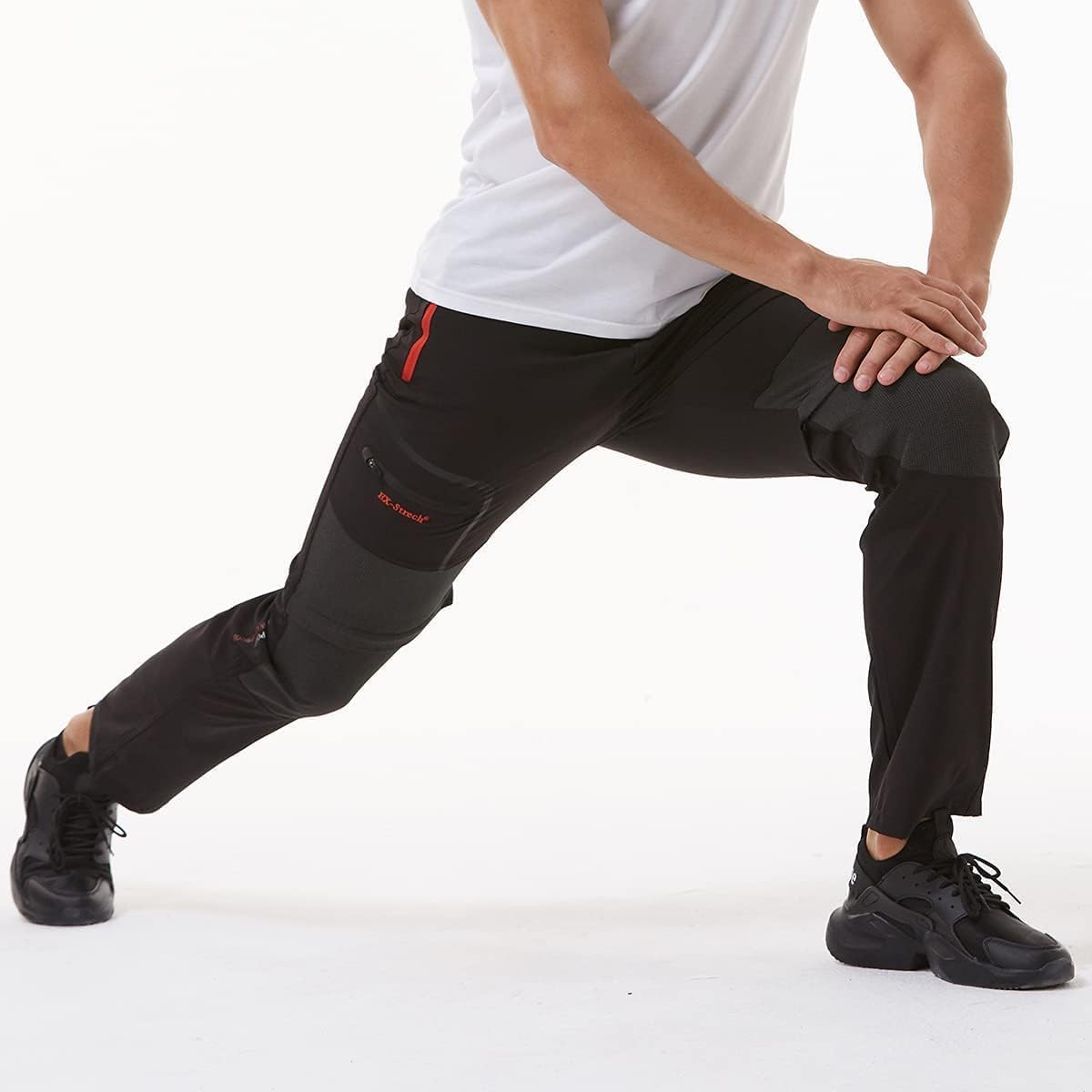 Thumbnail 4 de SANMIO Pantaloni Trekking Uomo Convertibili in Pantaloncini Softshell da Esterno