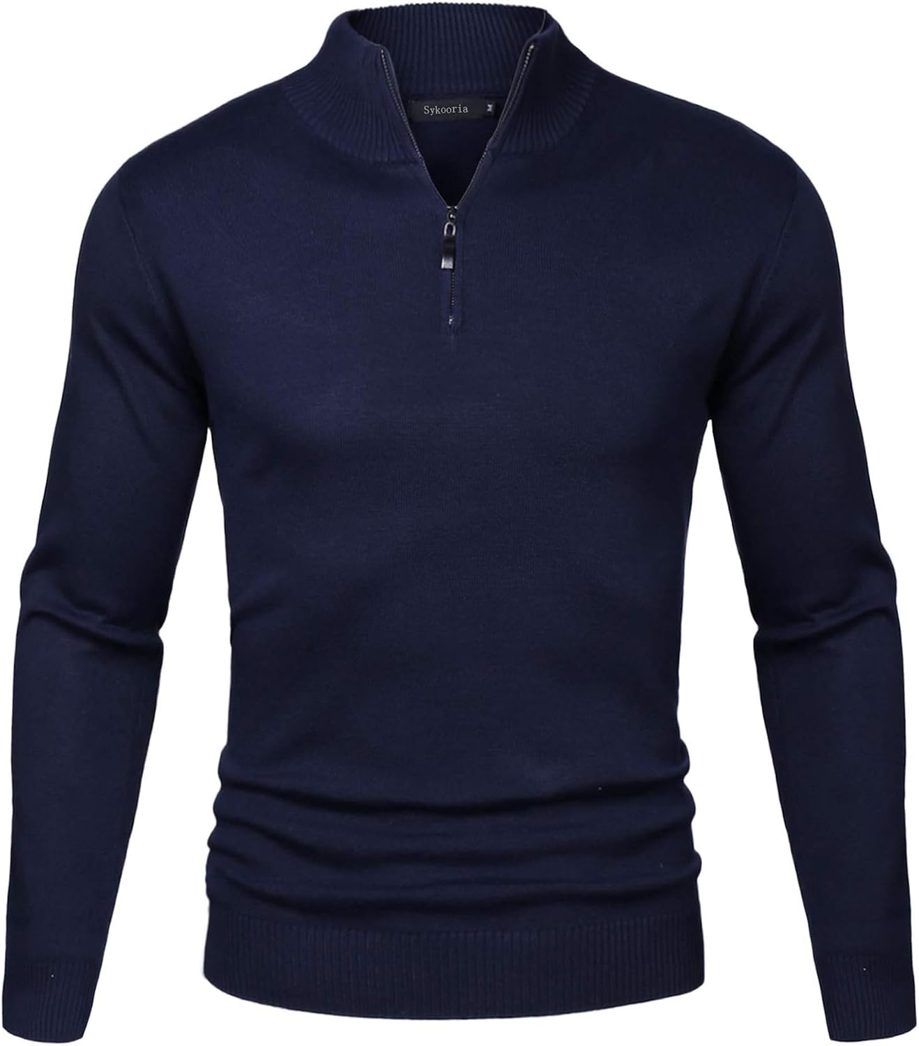 Detalle de Sykooria Pull col zippé 70% coton
