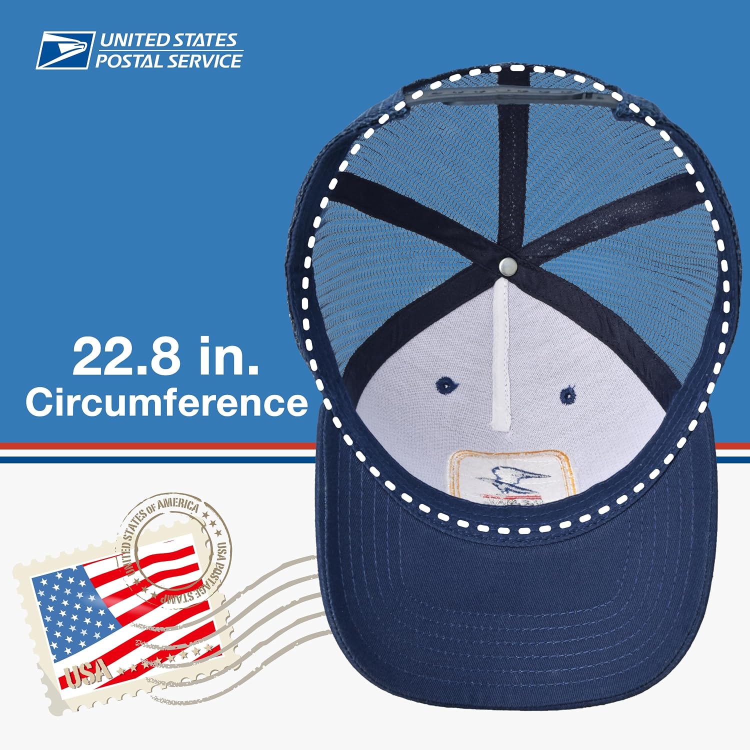 Detalle 1 de USPS Trucker Hat, One Size