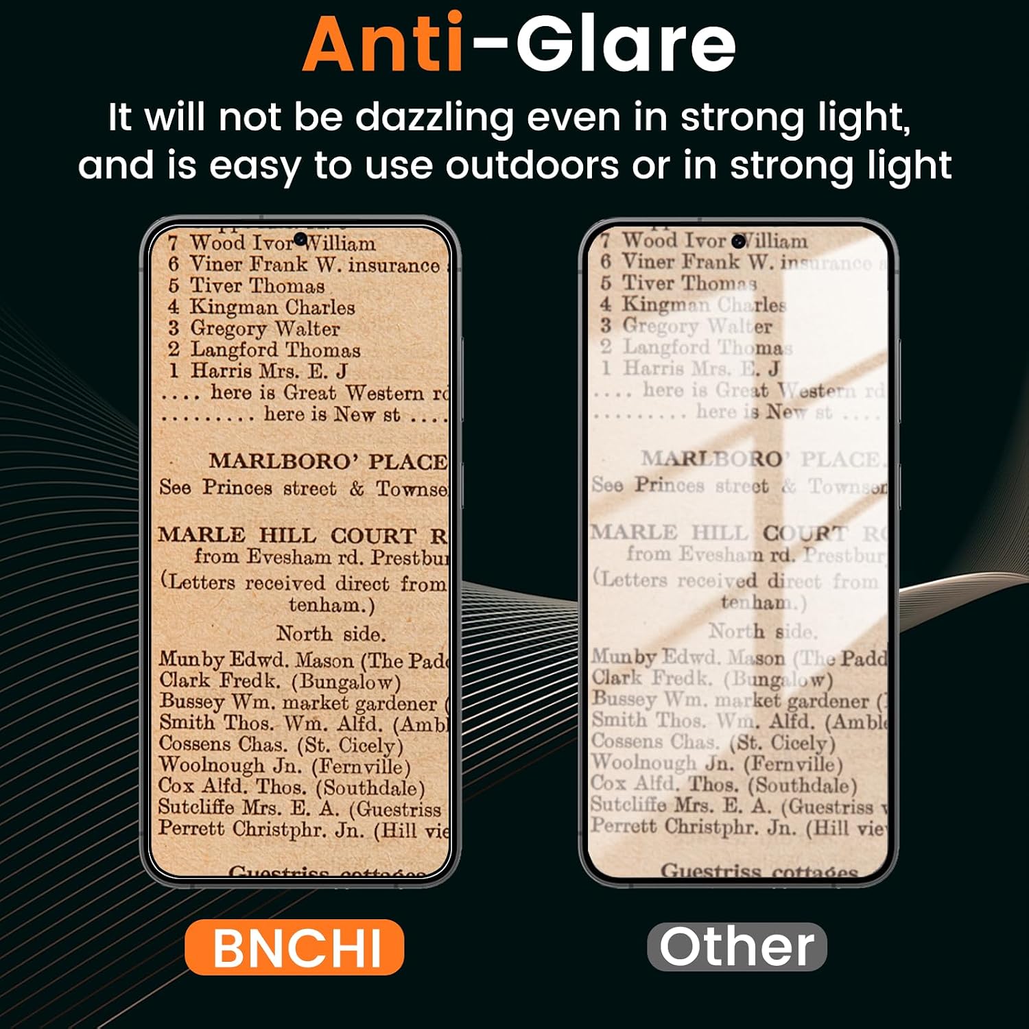 Detalle 2 de BNCHI matte screen protector for Samsung Galaxy S24