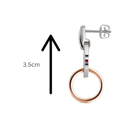 Thumbnail 1 de Tommy Hilfiger Jewelry Pendientes Colgantes para Mujer de Acero Inoxidable con Cristales 2780084