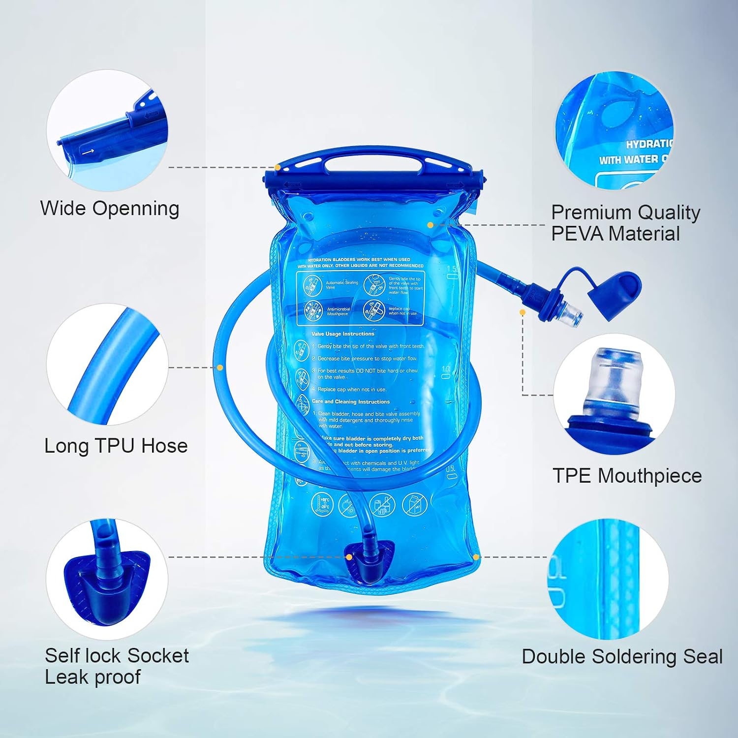 Detalle de JOYHILL Hydration Bladder 3L 💧