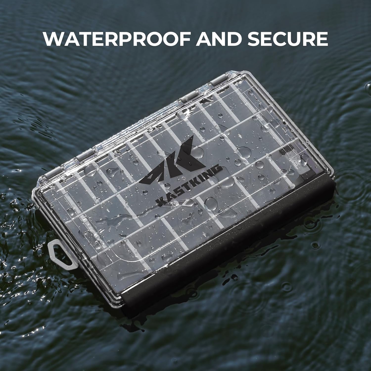 Detalle 2 de KastKing HyperSeal Waterproof Tackle Box (3600/3700) with Removable Dividers