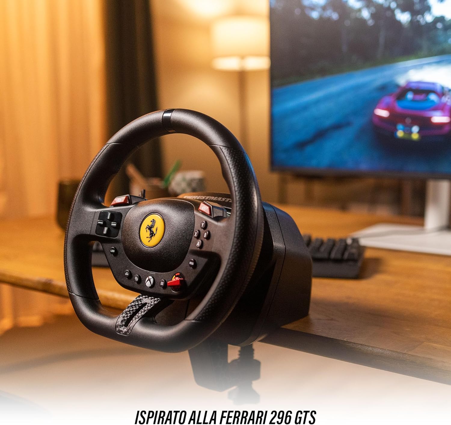 Thumbnail 2 de Thrustmaster T248 Ferrari 296 GTS: volante da corsa ufficiale per Xbox Series X|S, Xbox One e PC