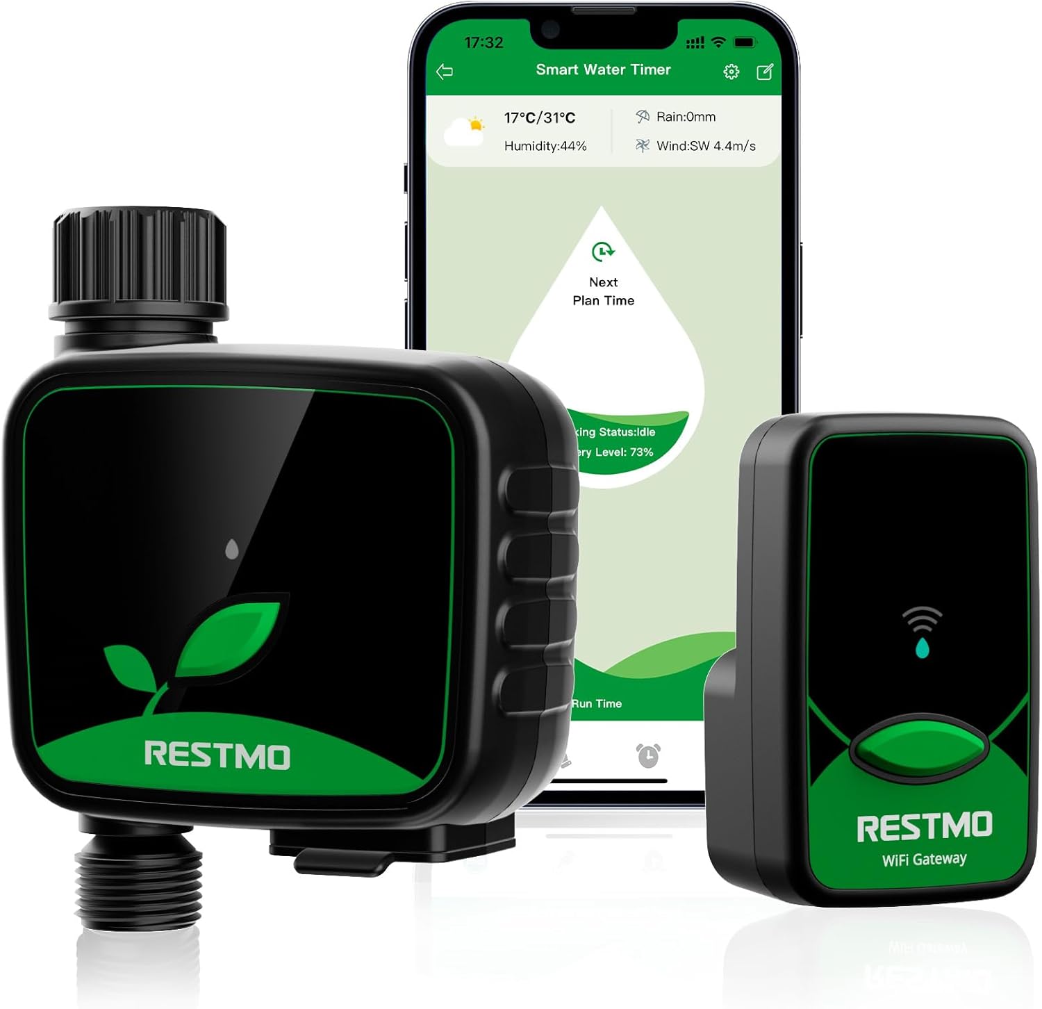 Detalle de RESTMO Timer irrigazione WiFi programmabile 1 zona