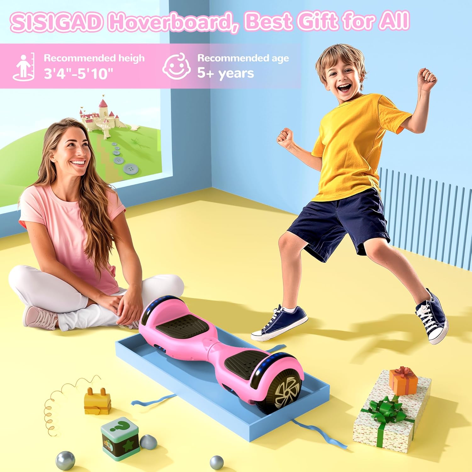 Thumbnail 2 de SISIGAD Hoverboard 6,5 pouces