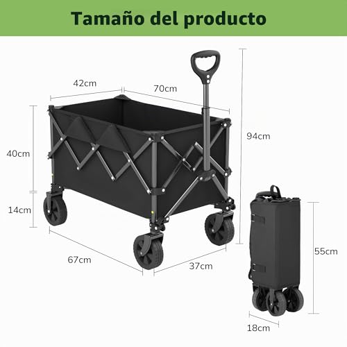 Thumbnail 6 de Morpilot Plegable 220L / 150 kg: carro todoterreno para playa, césped y camping