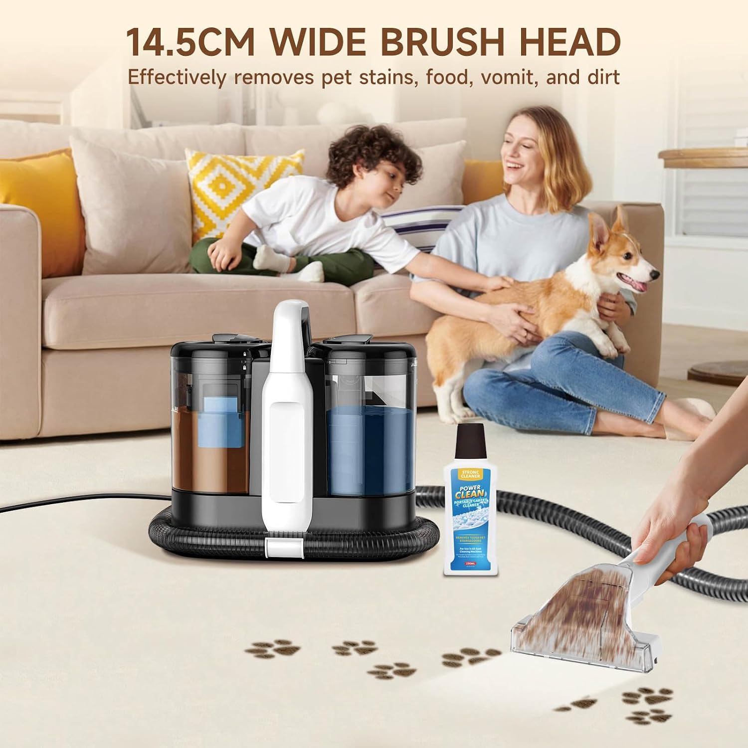 Thumbnail 5 de Portable Carpet Cleaner 600W 18Kpa