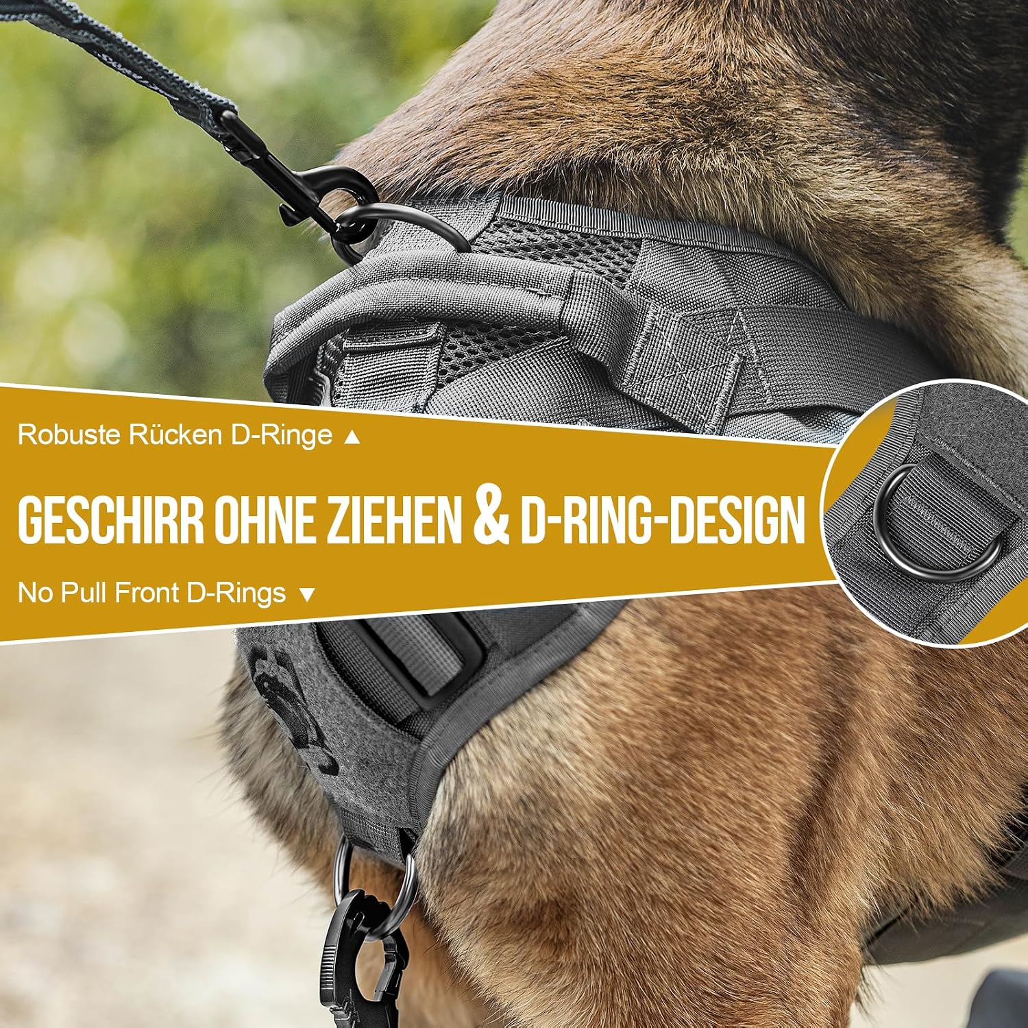 Thumbnail 4 de OneTigris AIRE MESH Hundegeschirr L für 27-41 kg