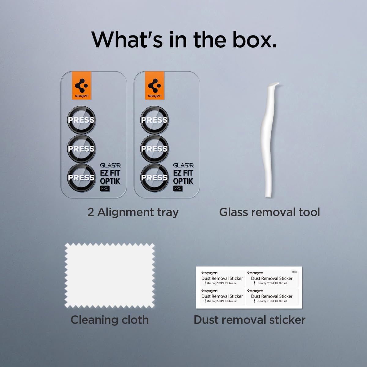 Thumbnail 6 de Protection caméra Spigen Glas.tR EZ Fit Optik Pro pour Samsung Galaxy Z Fold7 (kit de 2 pièces, installation incluse)