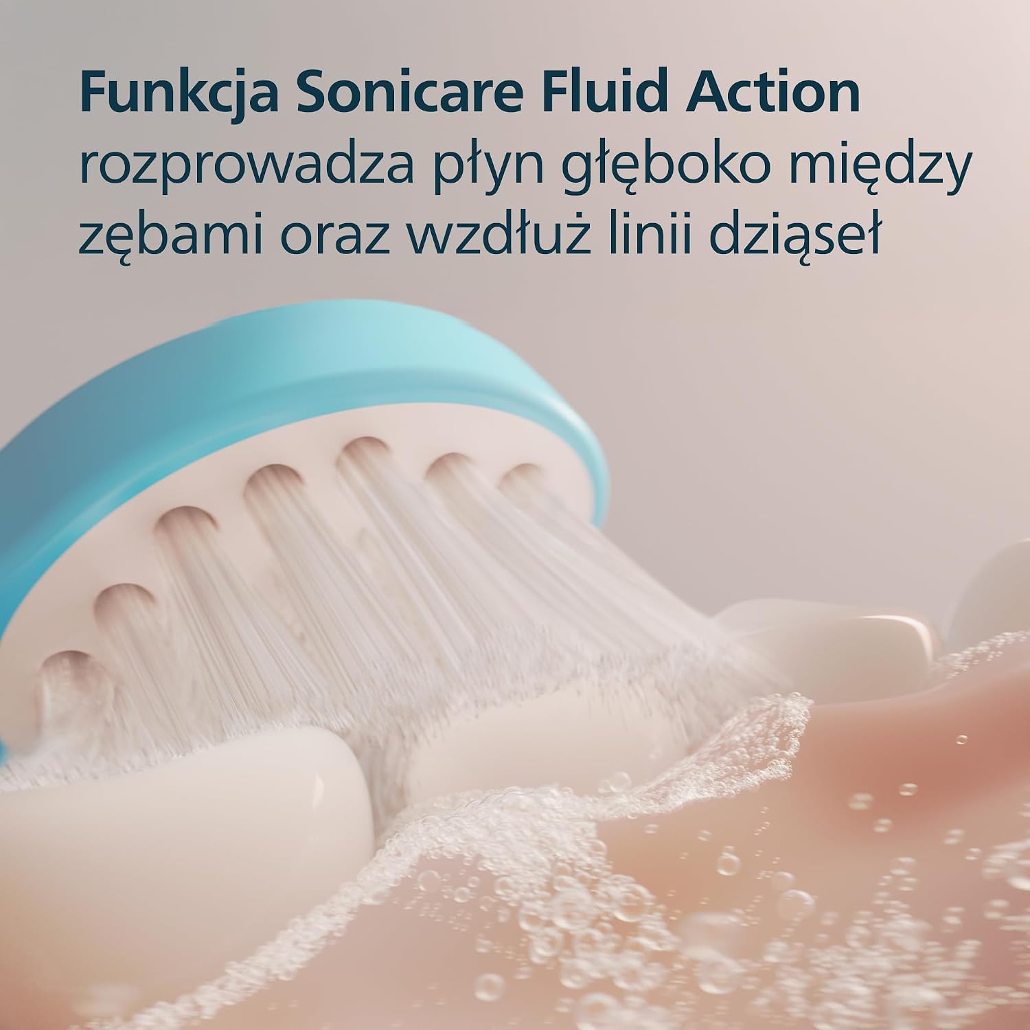 Detalle 1 de Philips Sonicare HX6500/23 – szczoteczka soniczna dla dzieci 3+, turkusowa