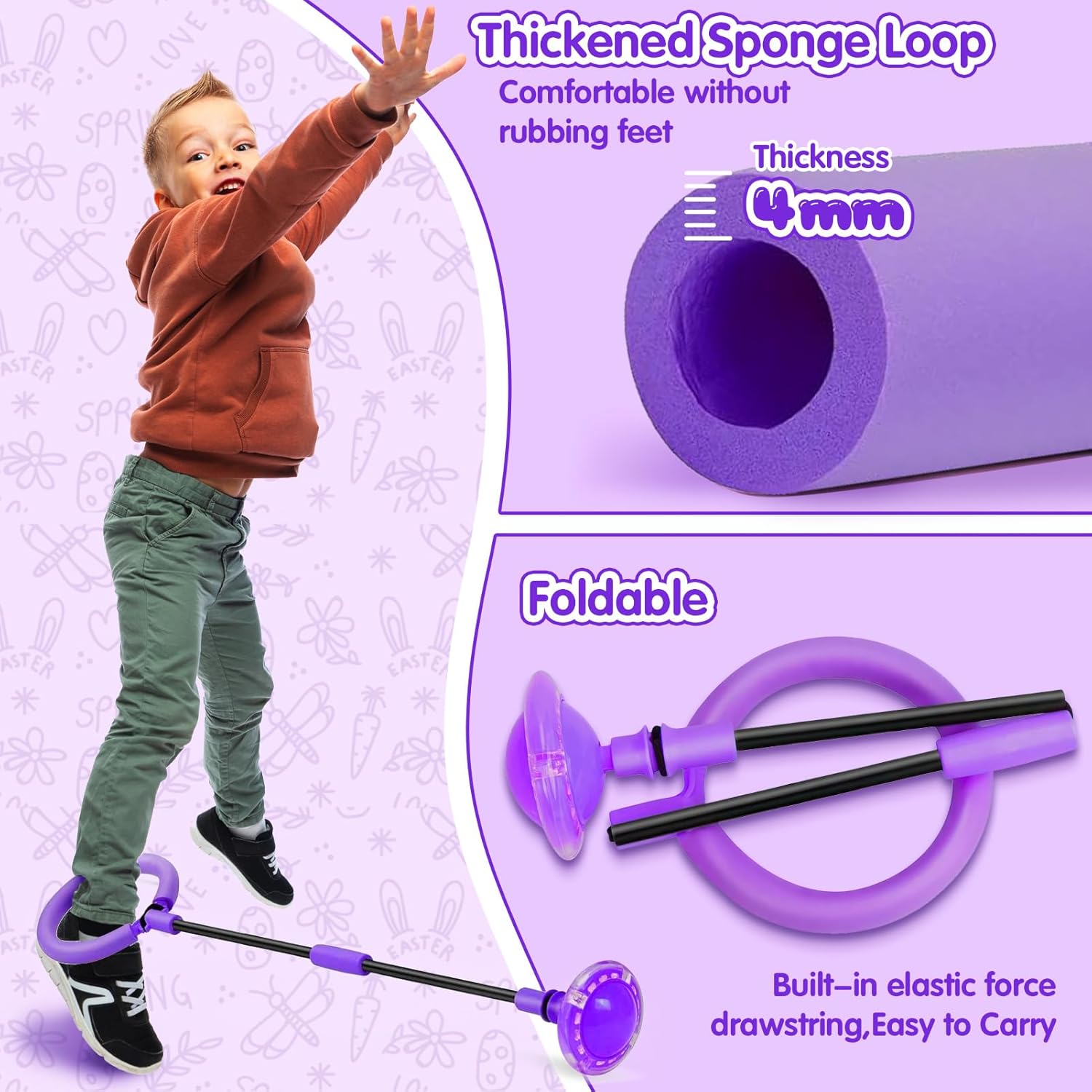 Thumbnail 5 de chimoo Springring blinkend für Kinder 6–10 Jahre 🪀