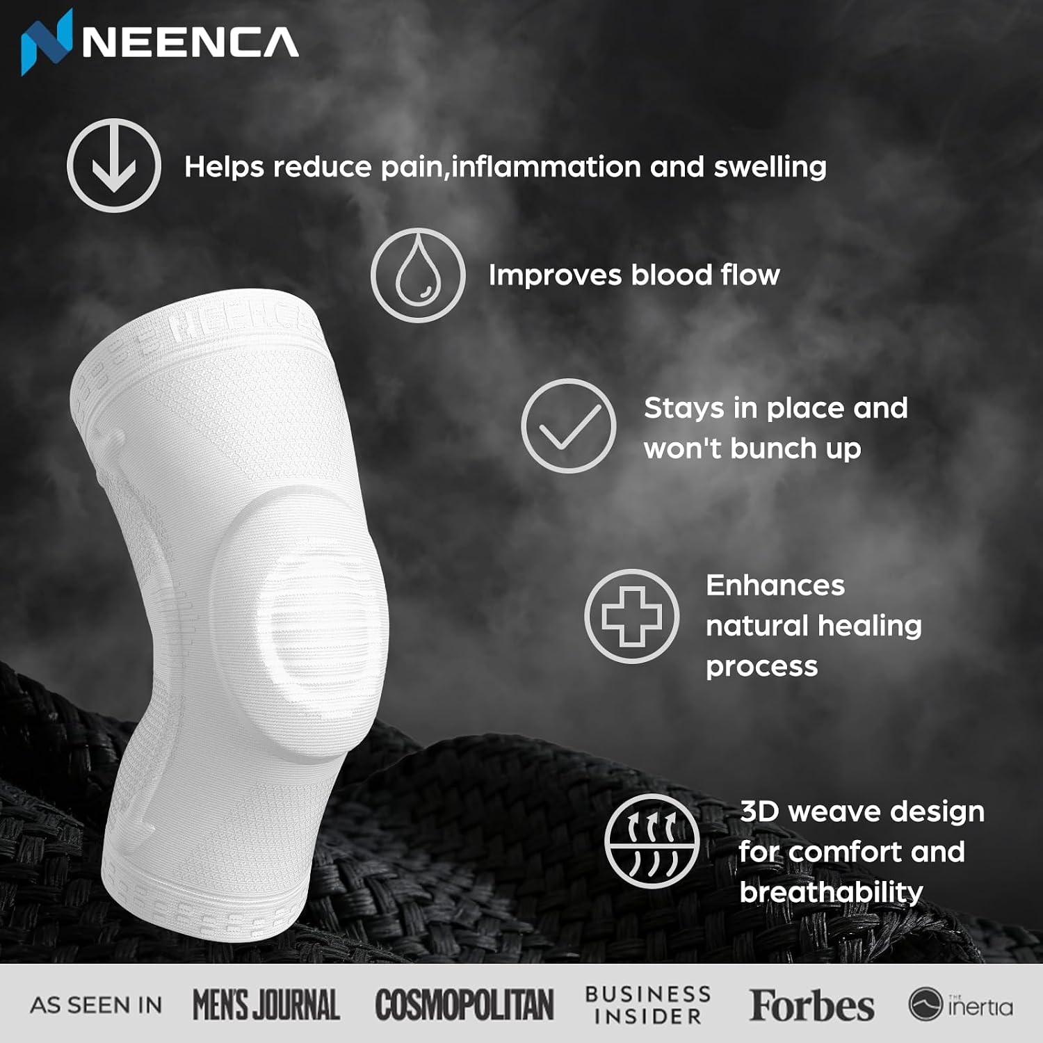 Detalle 2 de NEENCA Professional Knee Brace for Pain Relief and Stability
