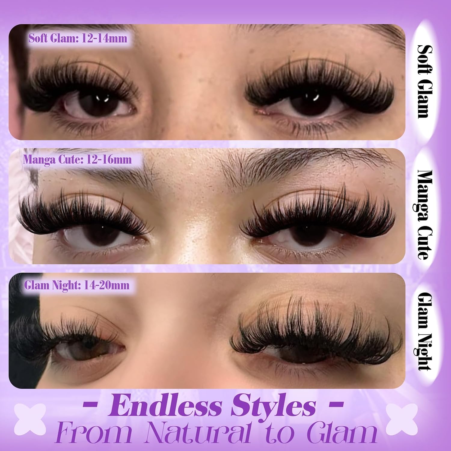 Detalle 2 de Spiky Lash Cluster Extensions 200D