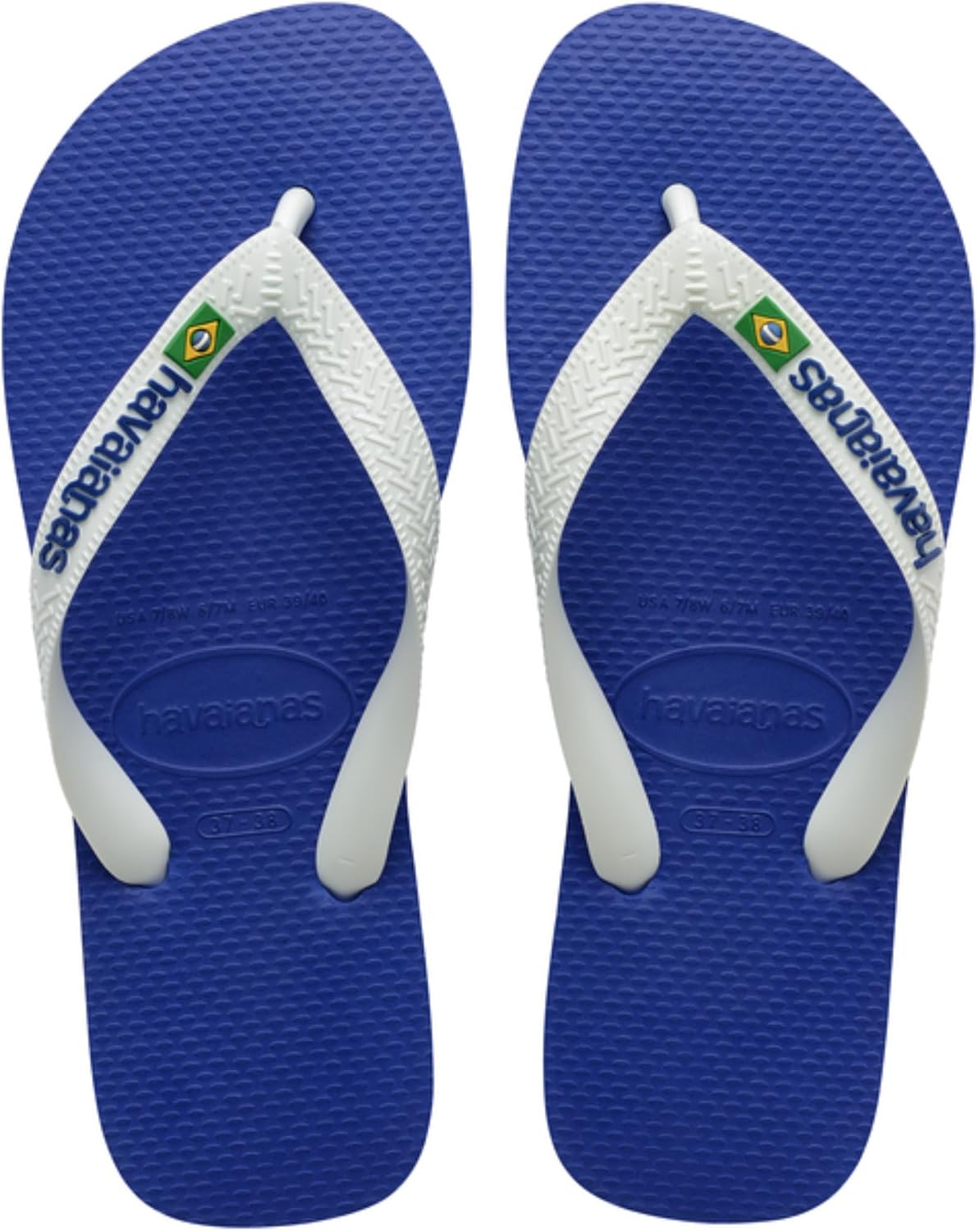 Detalle de Havaianas Femme Hav.Slim : des sandales tongs bleu marine au confort au quotidien