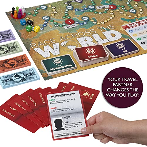 Thumbnail 2 de IDEAL Race Across the World Board Game – The Globe-Trotting Family Adventure for 2–6 Players
