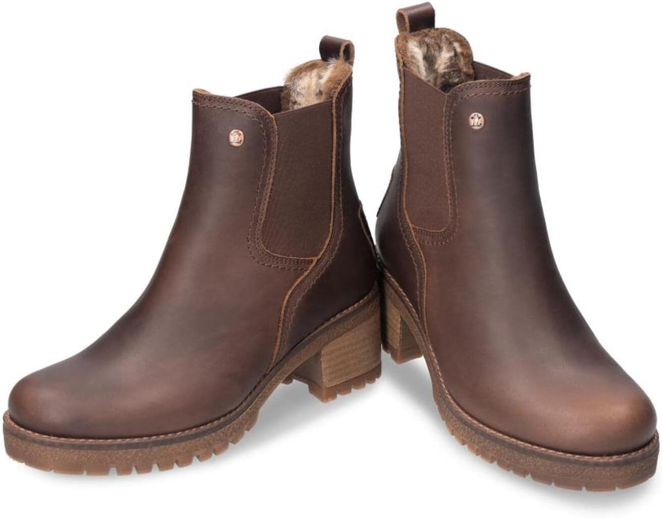 Detalle de Bottines Chelsea nappa imperméable 6,5 cm