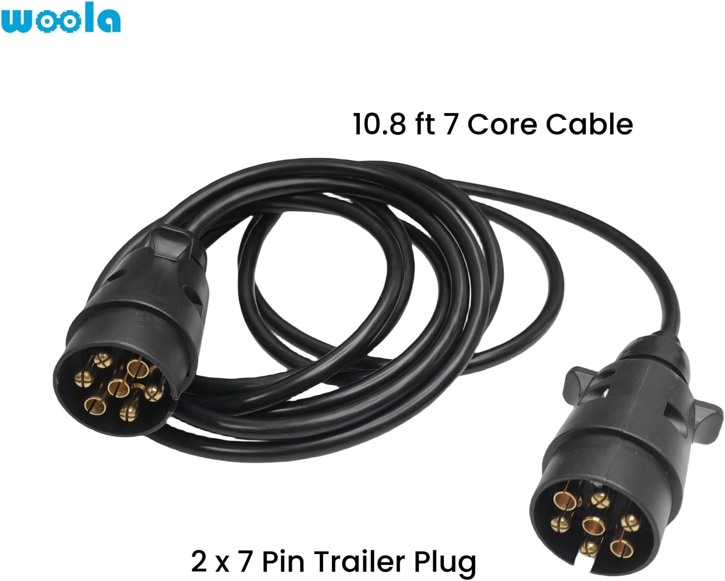 Detalle de Woola 12V 7 Pin Trailer Plug with 3.3m Extension Lead