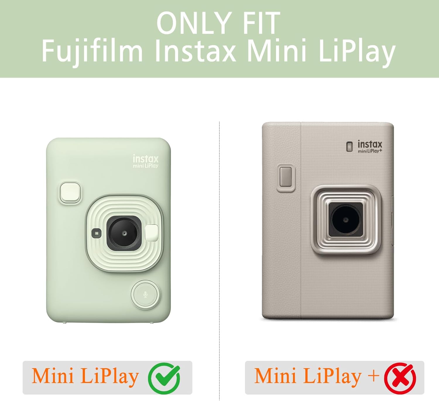 Detalle de FINTIE custodia protettiva in PVC trasparente compatibile con Fujifilm Instax Mini LiPlay