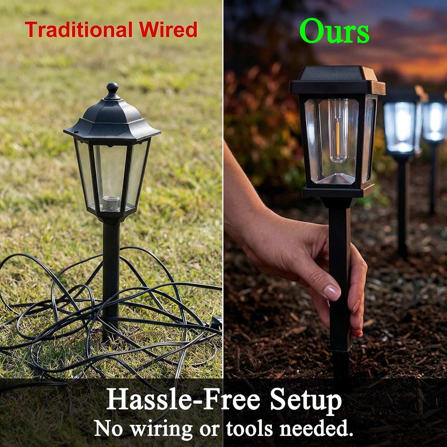 Thumbnail 4 de DOESLAG Solar Pathway Lights 10-Pack