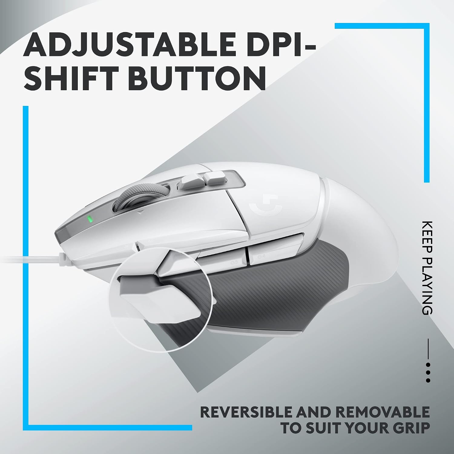 Thumbnail 6 de Logitech G502 X Wired Gaming Mouse – LIGHTFORCE switches and HERO 25K sensor