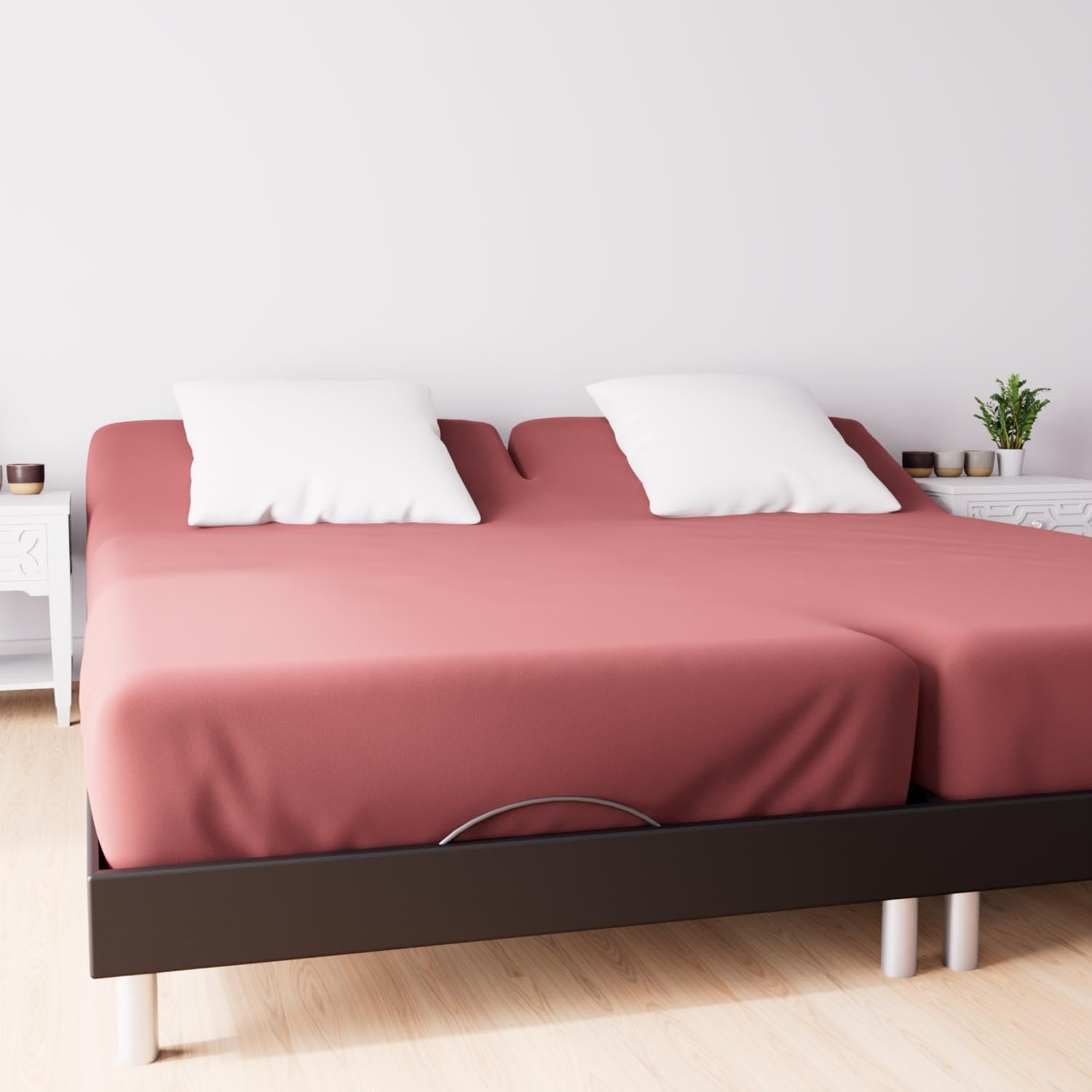Detalle 2 de Soleil d'ocre Drap housse 2x80x200 cm
