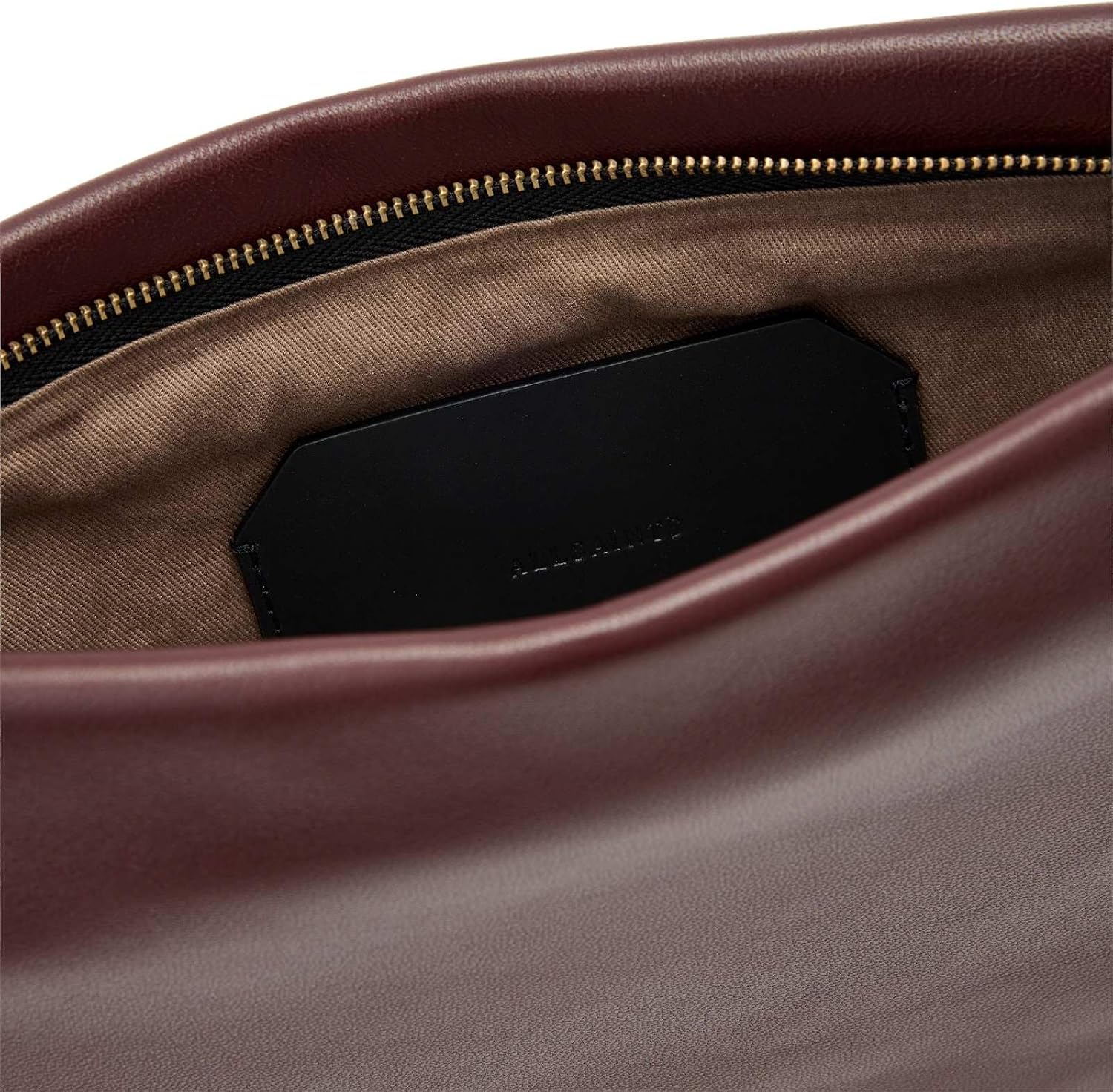 Detalle 2 de AllSaints Embrayage Bettina, rouge foncé – Taille unique