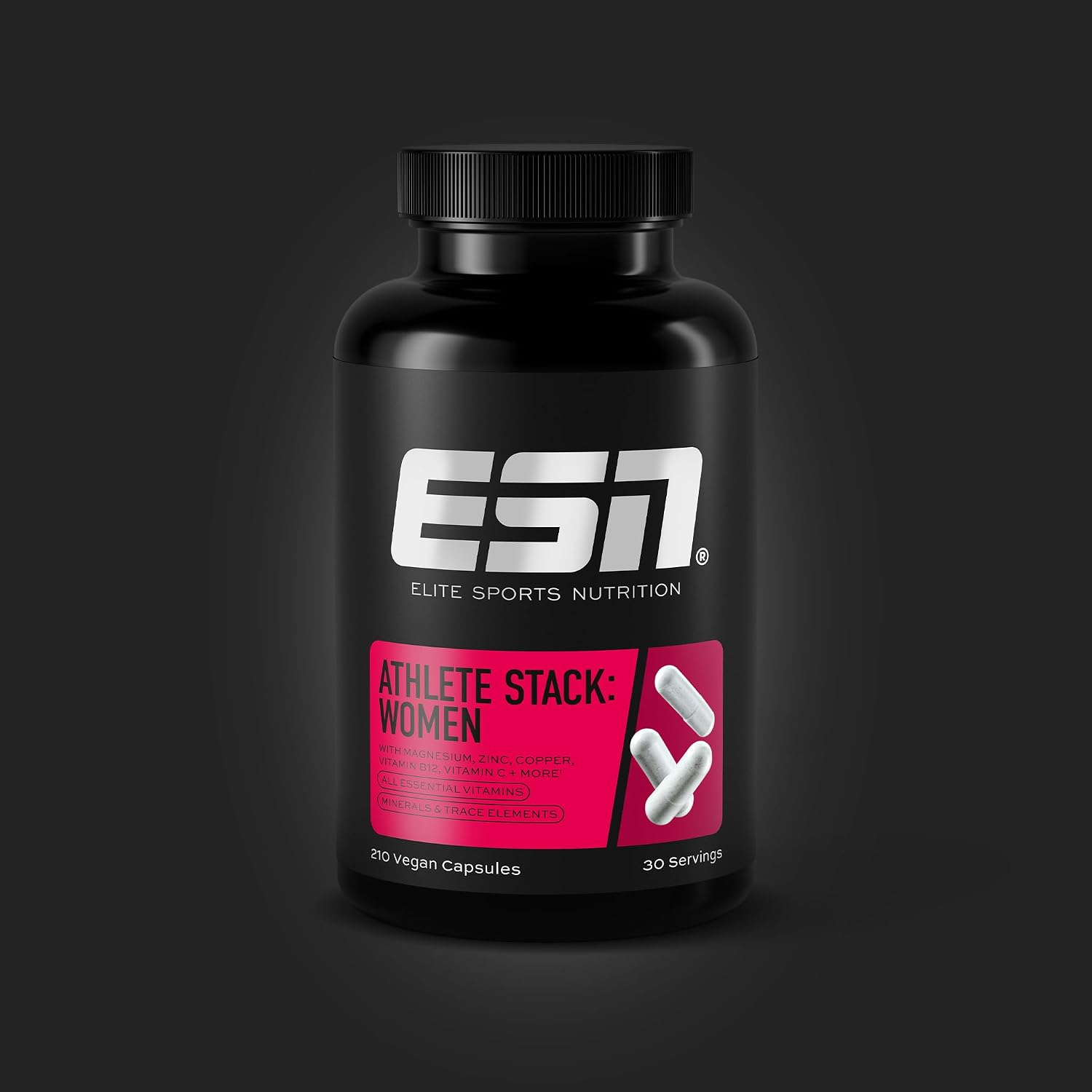 Thumbnail 1 de ESN Athlete Stack Women Parent — complément végétalien tout-en-un pour sportives