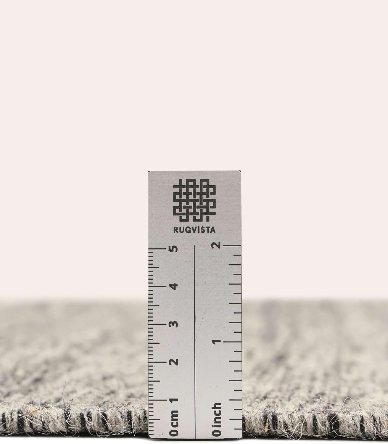 Detalle de RugVista Serafina 113800 wollen loper 100 x 350 cm, donkergrijs