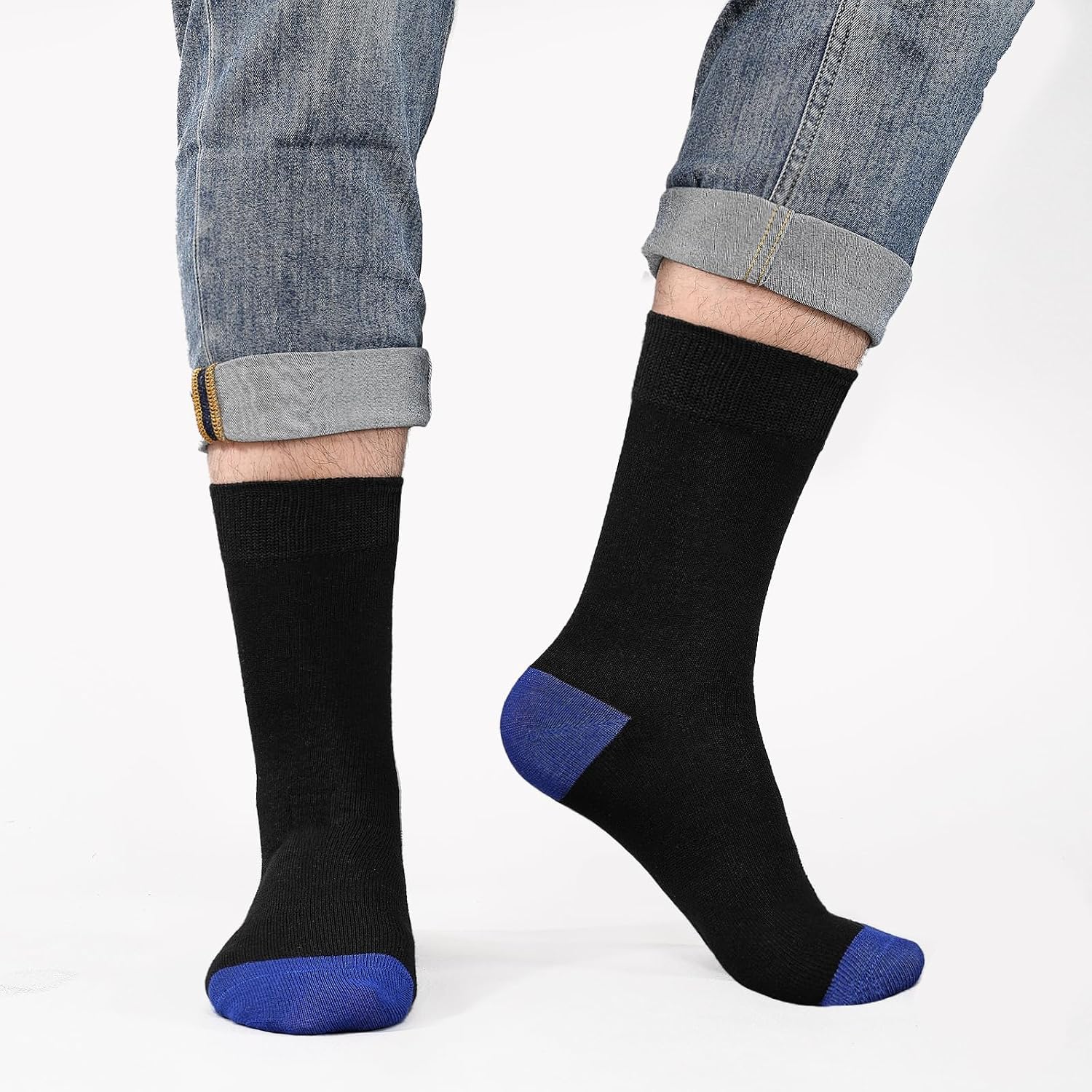 Detalle de Cirorld mens black socks 10 pairs breathable