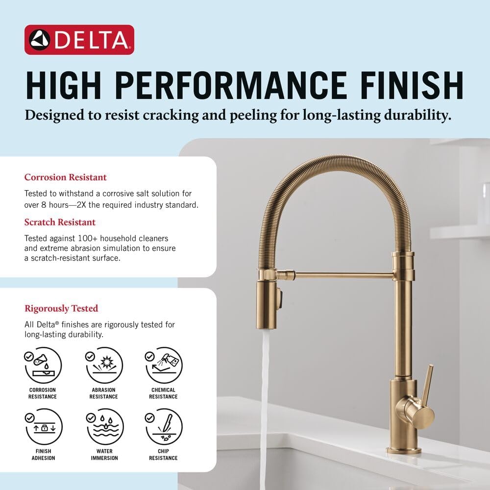 Detalle de Delta kitchen faucet 9659-CZ-DST