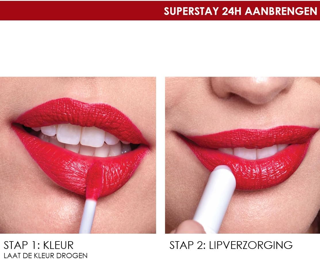 Detalle 2 de Maybelline Superstay 24-timmars läppstift 615 Soft Taupe, flytande med balsam