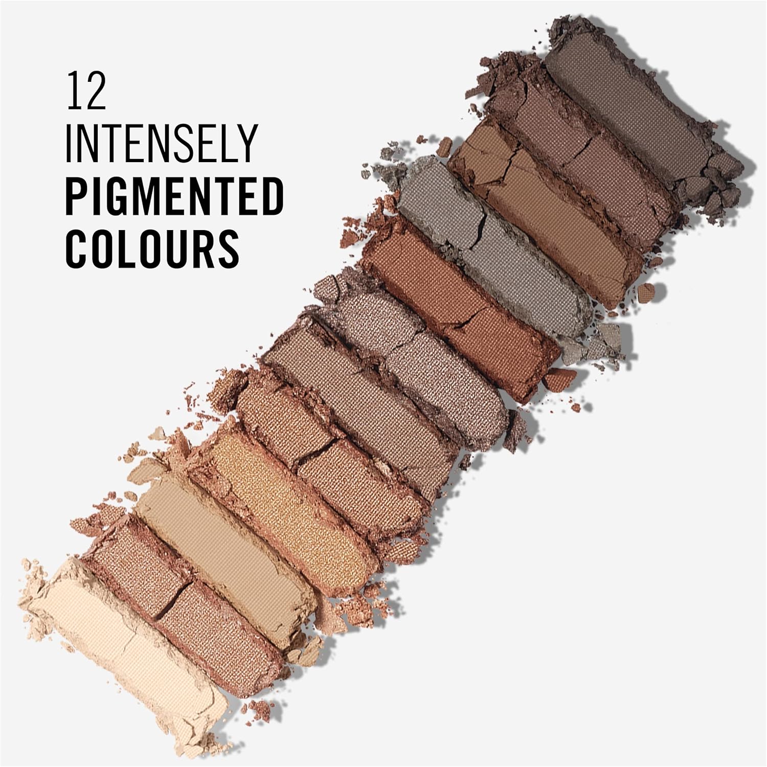 Detalle de Rimmel London Palette Ombretti Magnifeyes 2 Tonalità Nude – 12 ombretti, finish satinato e perlato