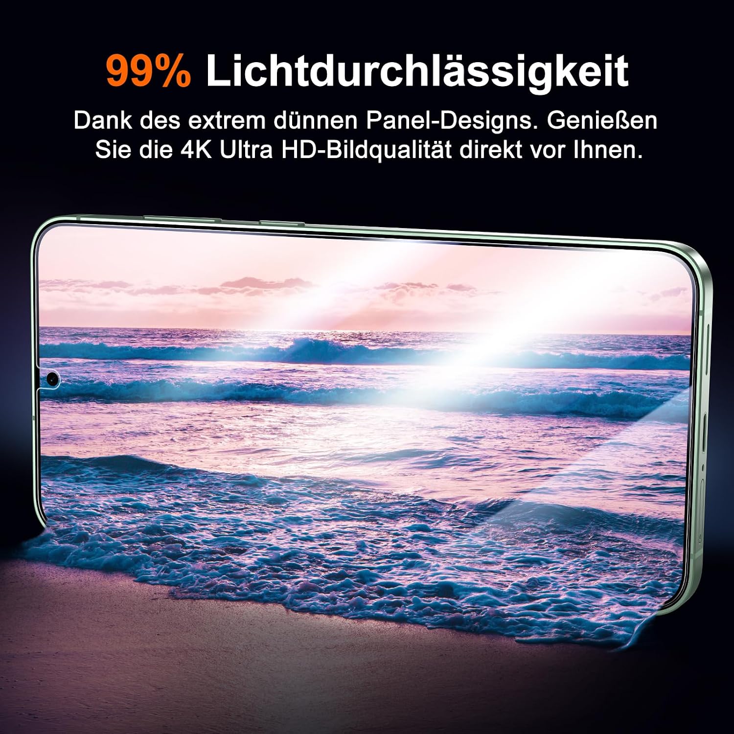 Thumbnail 4 de UniqueMe Displayschutz Samsung Galaxy S25 9H