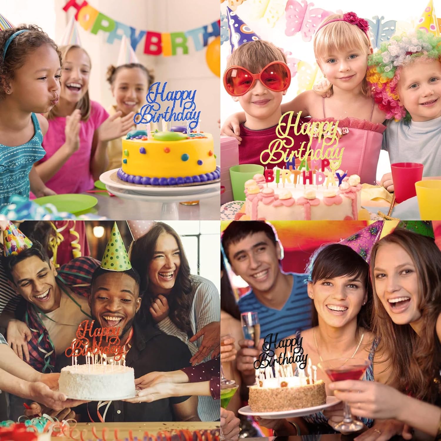 Thumbnail 5 de RIBBOOO Happy Birthday Cake Topper 1 pack 🎂