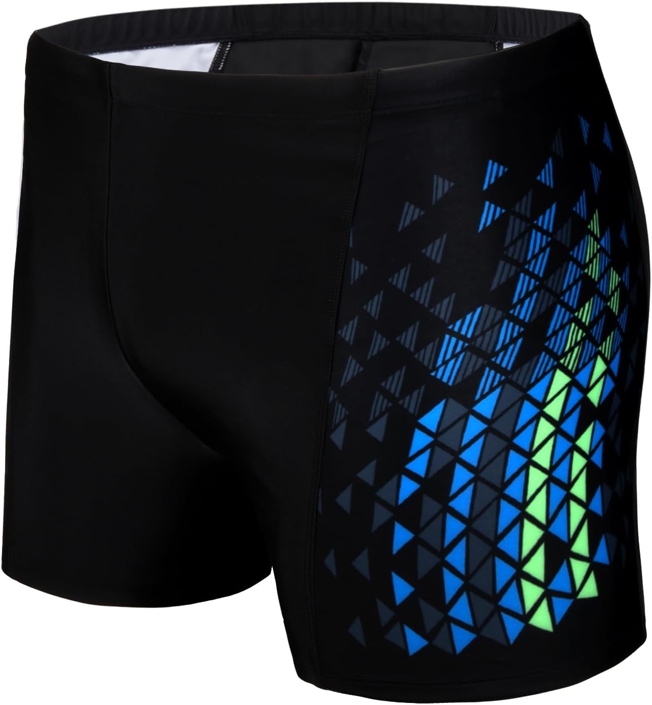 Detalle de AMZSPORT Badehose Herren Kurz – Wassersport-Schwimmshorts mit hydrophober Beschichtung