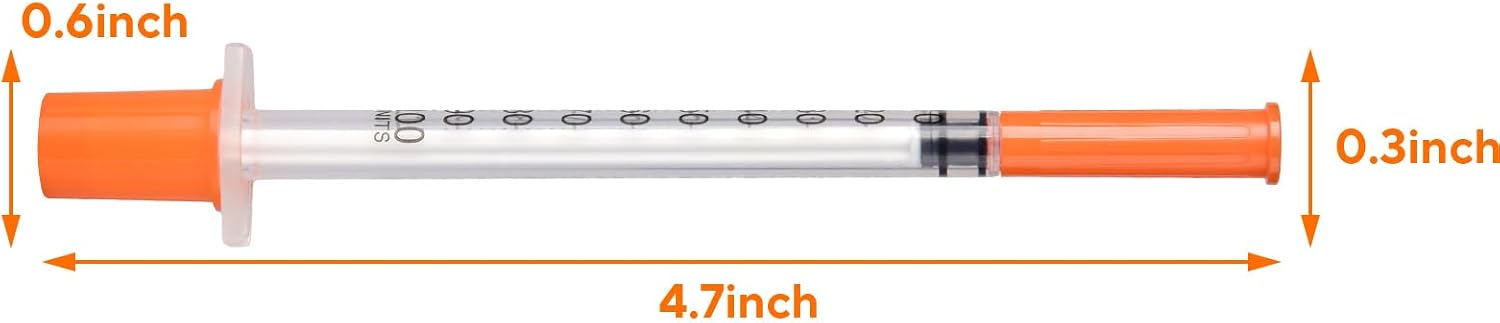 Detalle 2 de JIUPULL Disposable Syringes, 30G